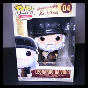 Leonardo Da Vinci funko pop artist Exclusive